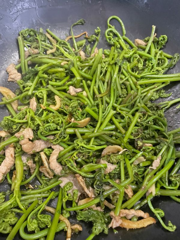 蕨菜炒肉东北菜