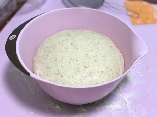 全麦豆沙馅软欧