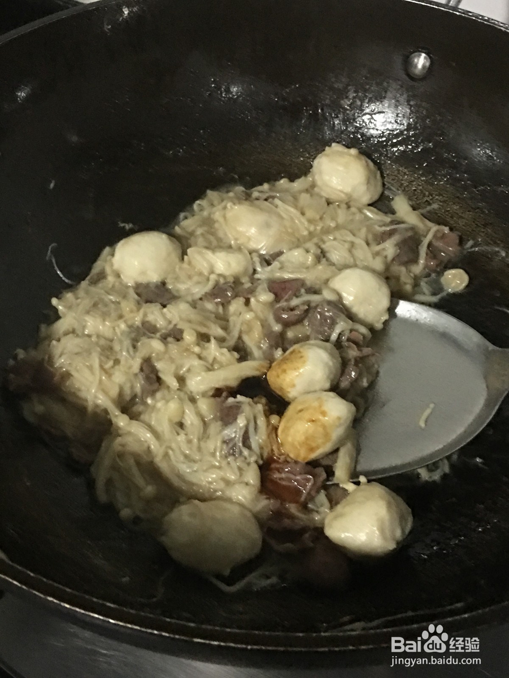 如何做牛健肉炒金针菇