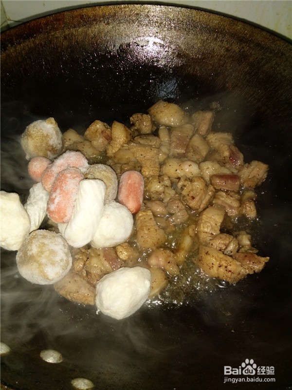 干锅菜——杂蔬五花肉