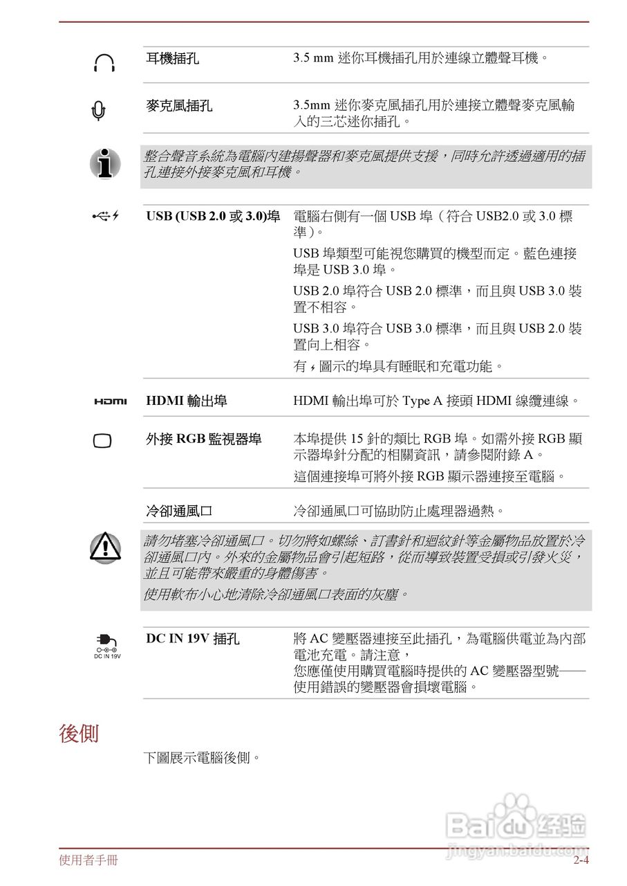 东芝Satellite L850D笔记本电脑说明书:[3]