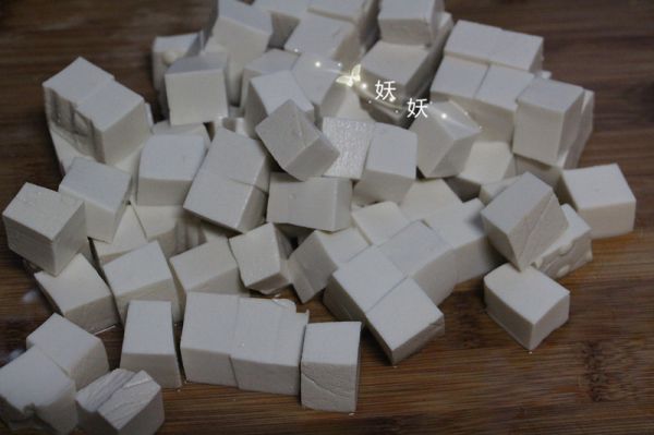 孜然小葱煎豆腐