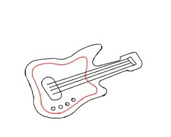 简笔画---怎么画贝斯