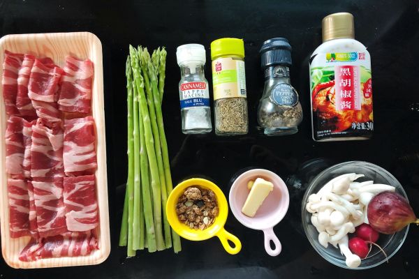 芦笋白玉菇肥牛卷