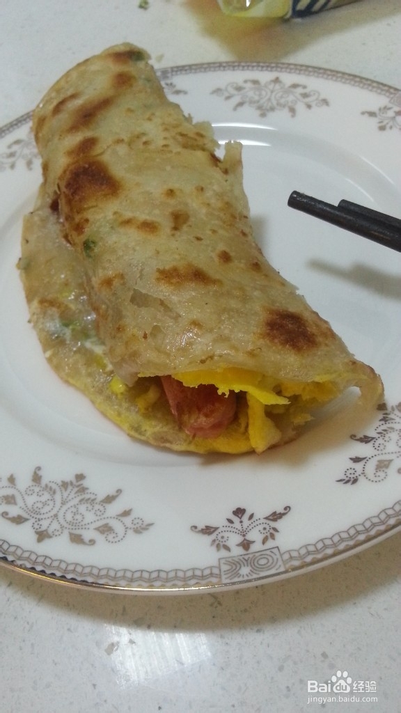 家常版葱油饼的做法