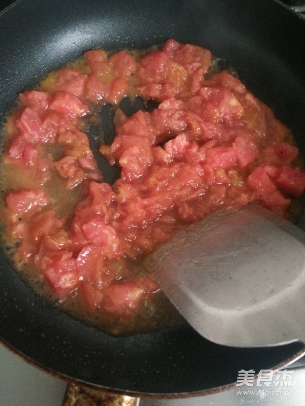 番茄蛋炒饭的做法
