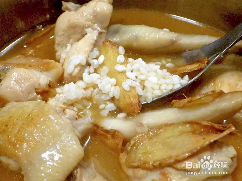 怎样做出家常菜系列之麻油鸡饭