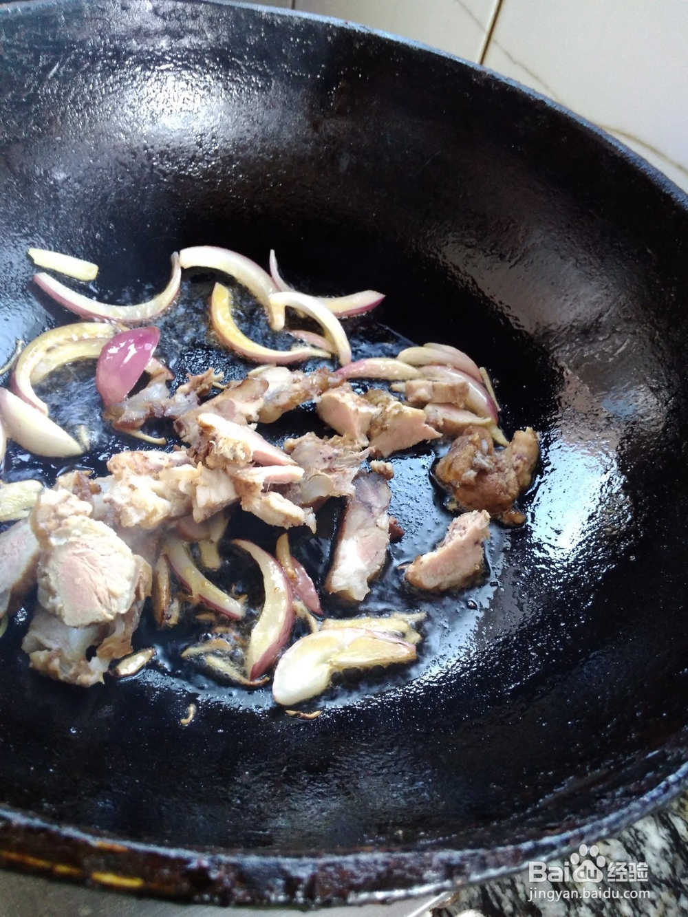 拆骨肉炒苦瓜技巧