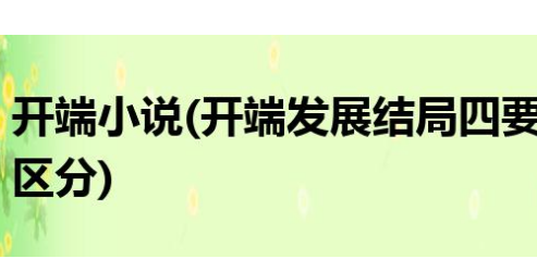 《开端》发展高潮结局是什么的要素