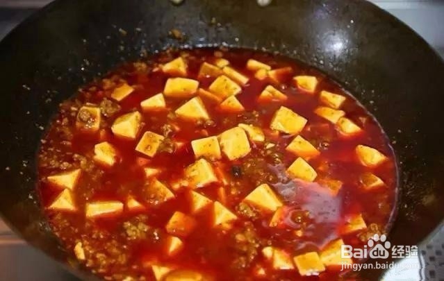 家庭制作麻婆豆腐