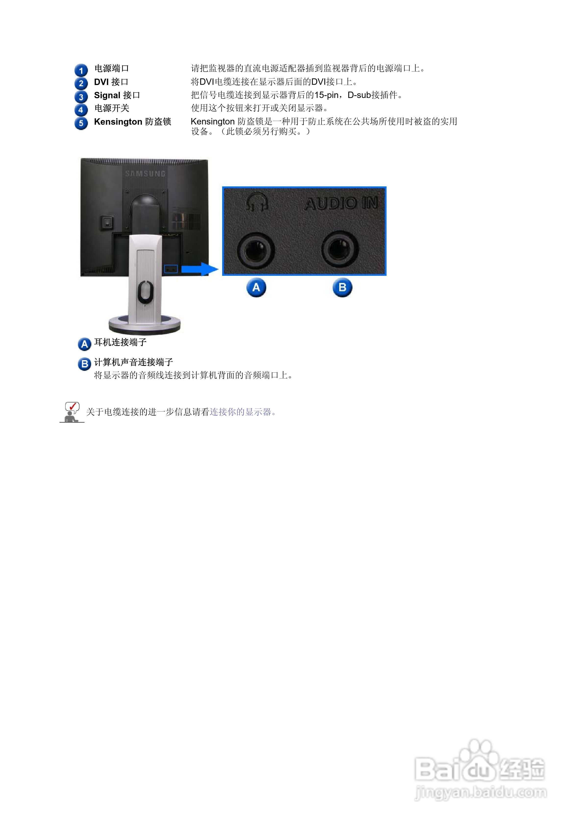 三星910TM液晶显示器使用说明书:[2]