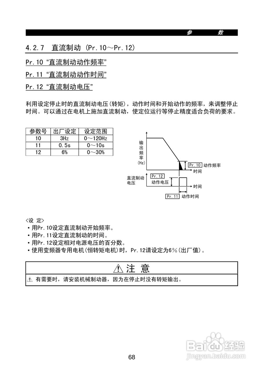 FR-E500系列变频调速器使用手册:[9]