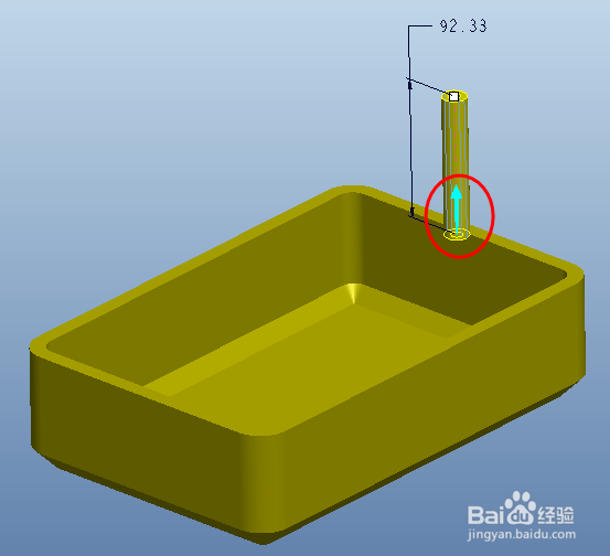 proe拉伸至下一曲面