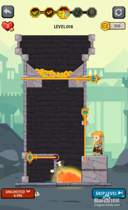 Tap Litter Fighter的LEVEL 018怎样过关