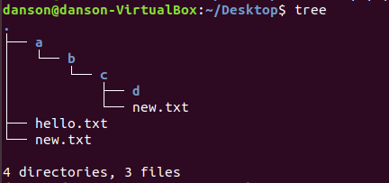 如何安装LINUX的tree命令并且使用