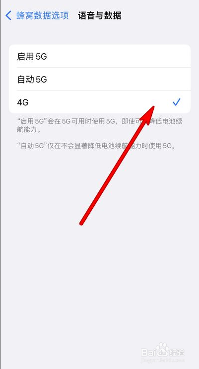 iphone13怎么关闭5G