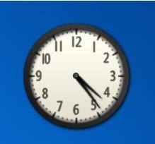 Windows7如何添加桌面小时钟