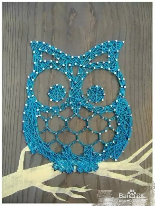 毛线手工，创意装饰画