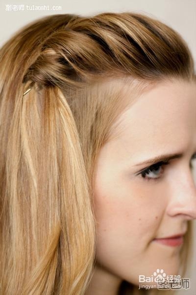 夏日斜刘海麻花编发教程