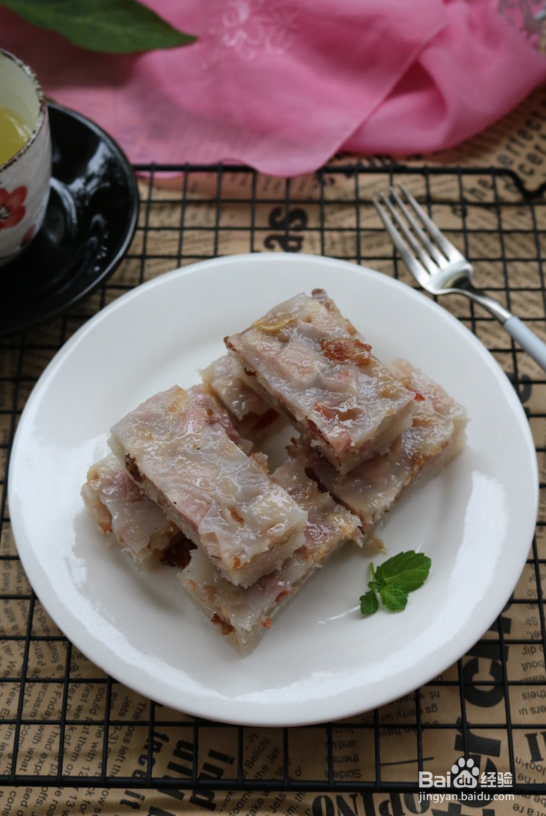 经典的腊香芋头糕