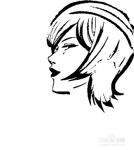 简笔画-如何画Q版人物银魂协熏的简笔画