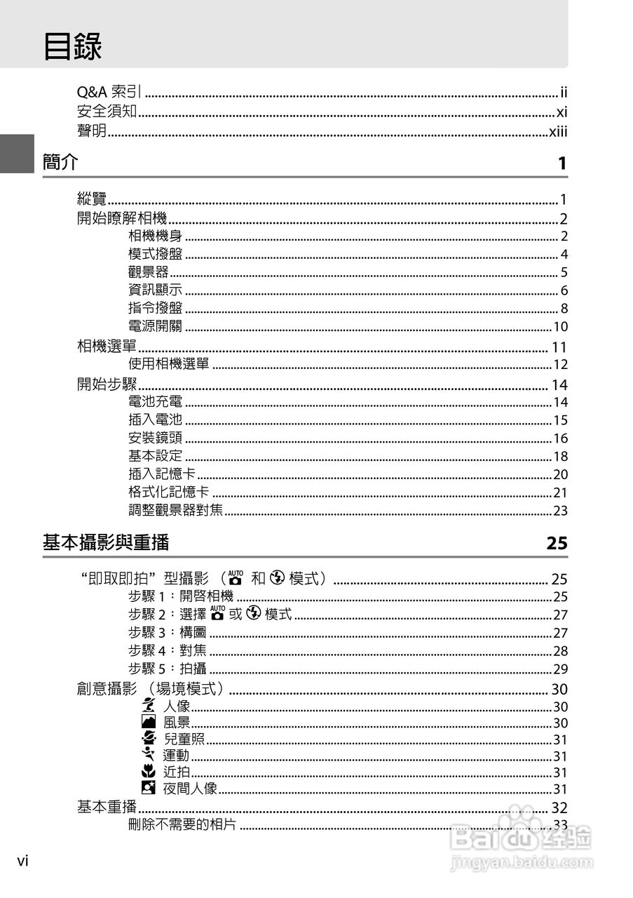 尼康D3000数码相机使用说明书:[1]