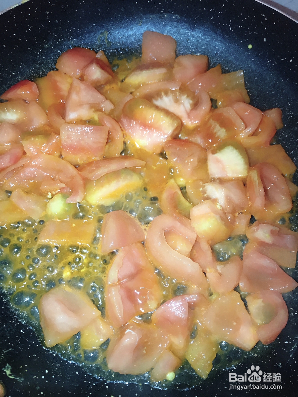 吃光光的西红柿鸡蛋荞麦面