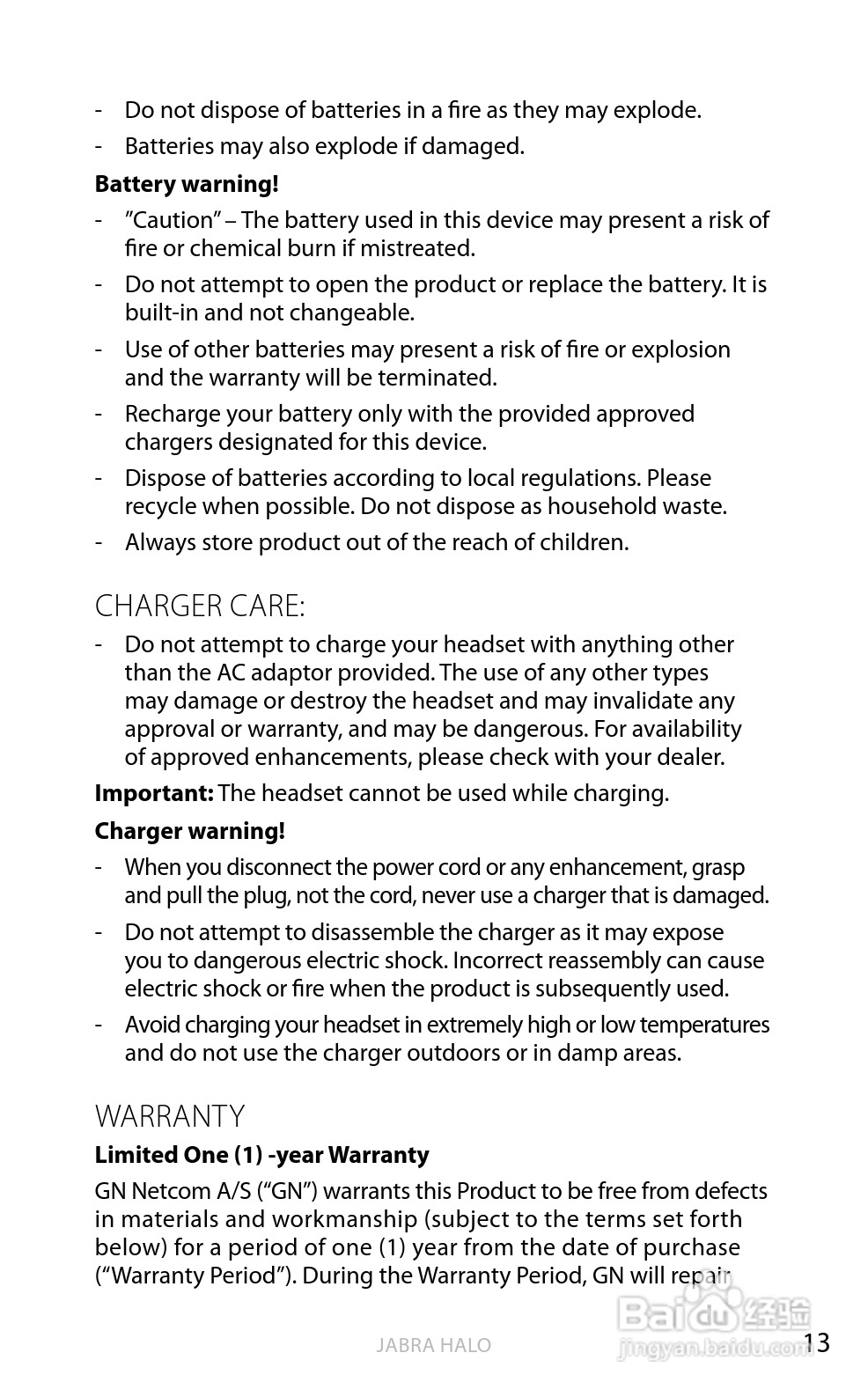 Jabra BT650s蓝牙耳机使用手冊:[2]
