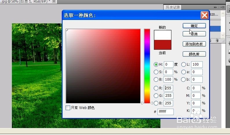 利用图片画笔,制作黑白照片