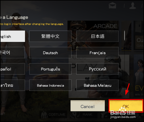 survivor royale怎么设置语言?