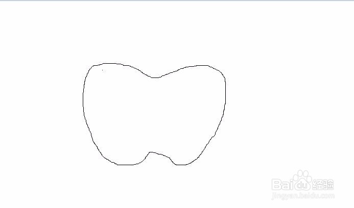 绿叶红苹果的手绘画法