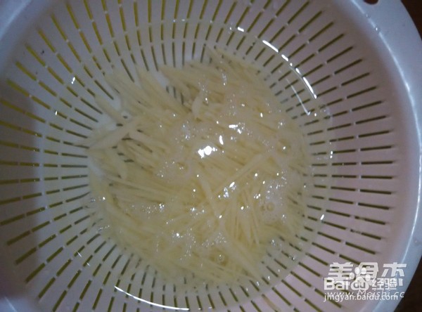 酸辣土豆丝的做法