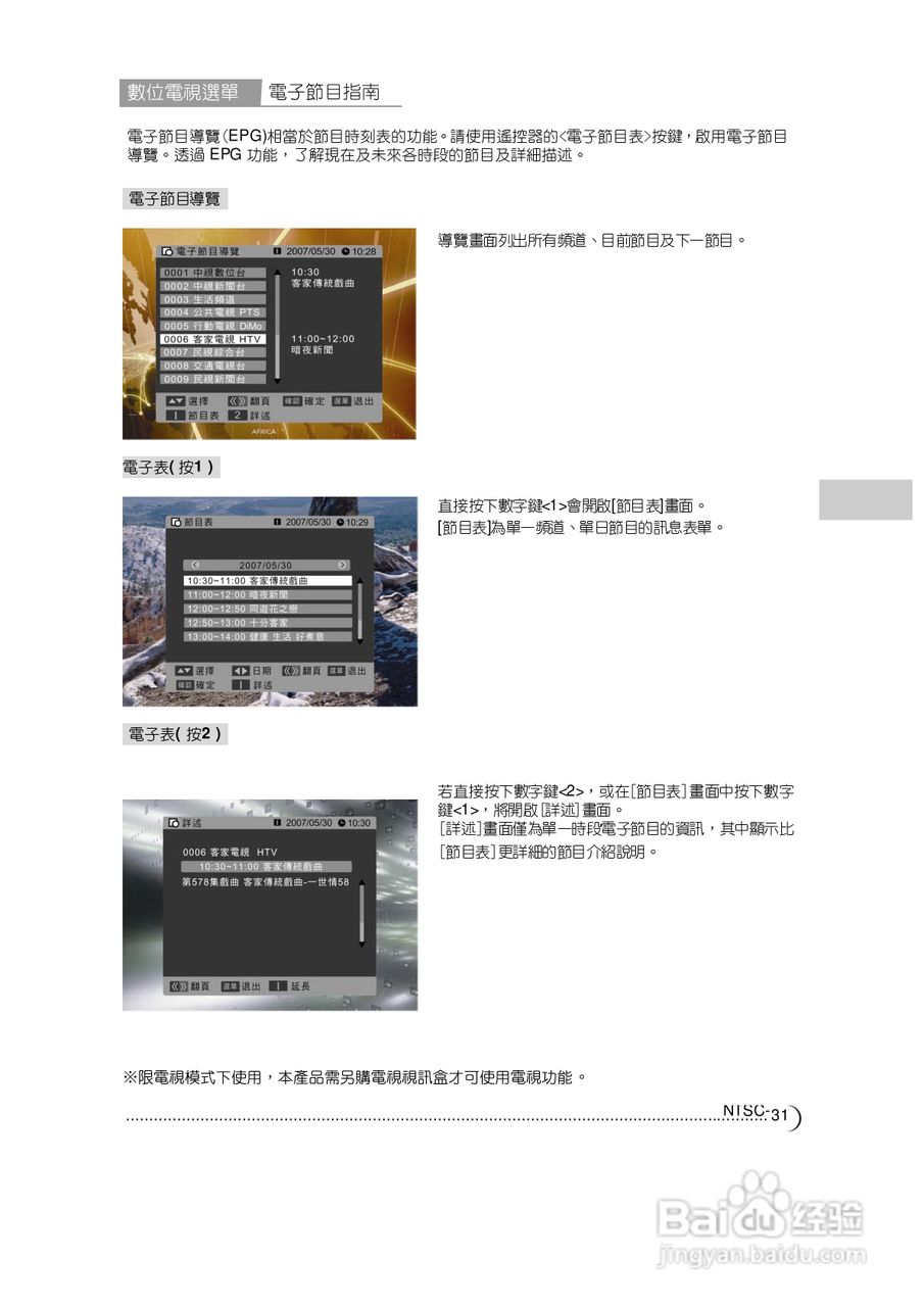 CHIMEI 42寸DTL-74E510多媒体液晶显示器使用手:[4]