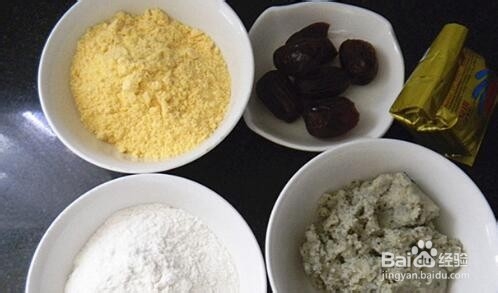 怎么做蜜枣豆渣玉米饼