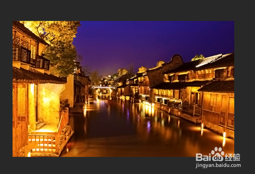 PS 夜景中的光影