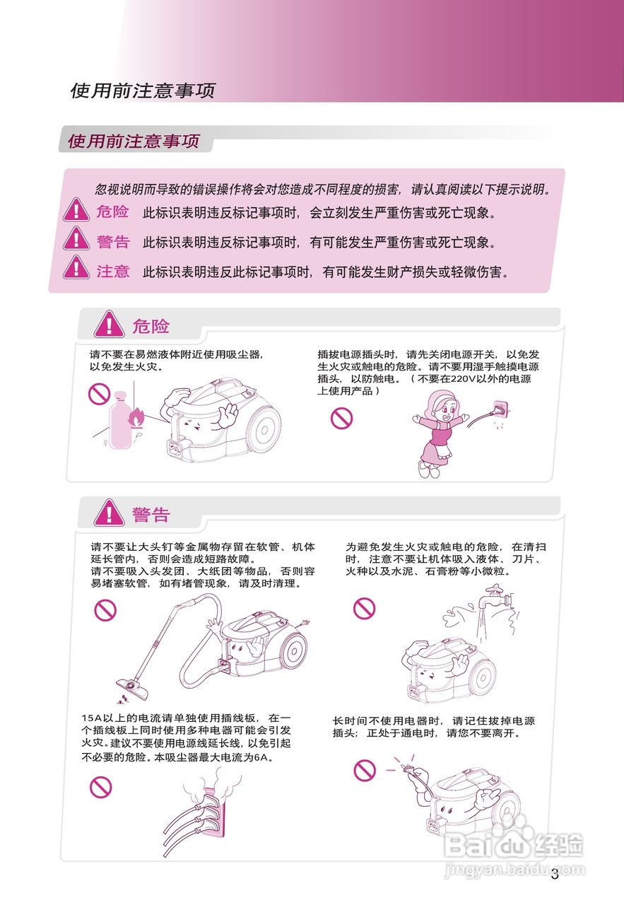 LG VC3116GNT吸尘器说明书:[1]