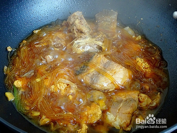 鲤鱼炖粉条的制作方法