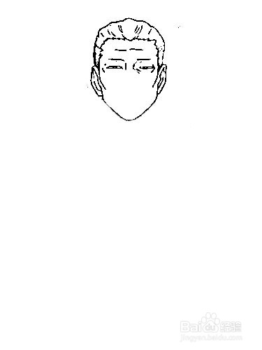 简笔画-如何画Q版人物黑色五叶草席兰的简笔画