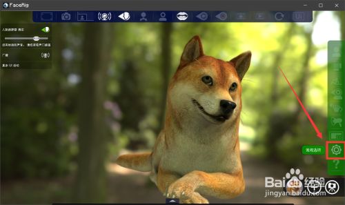 Facerig怎么设置图像分辨率 百度经验