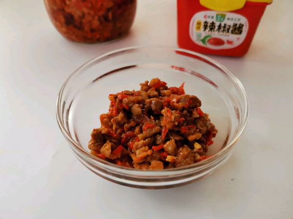 肉丁辣椒拌面酱