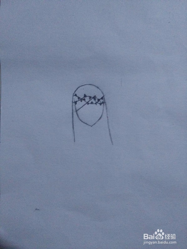 动漫人物头发怎么画(3)