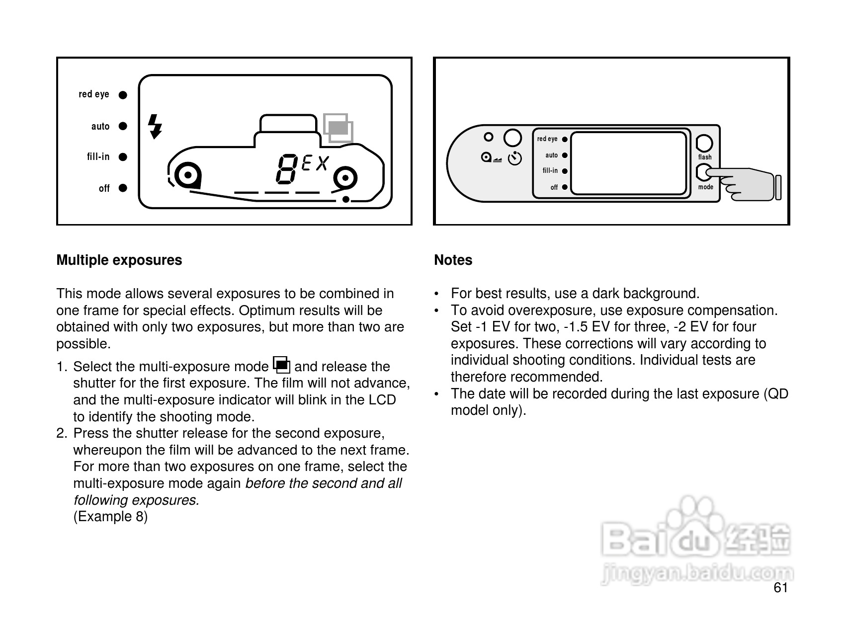 Rollei Prego 90AF型数码相机使用说明书:[7]