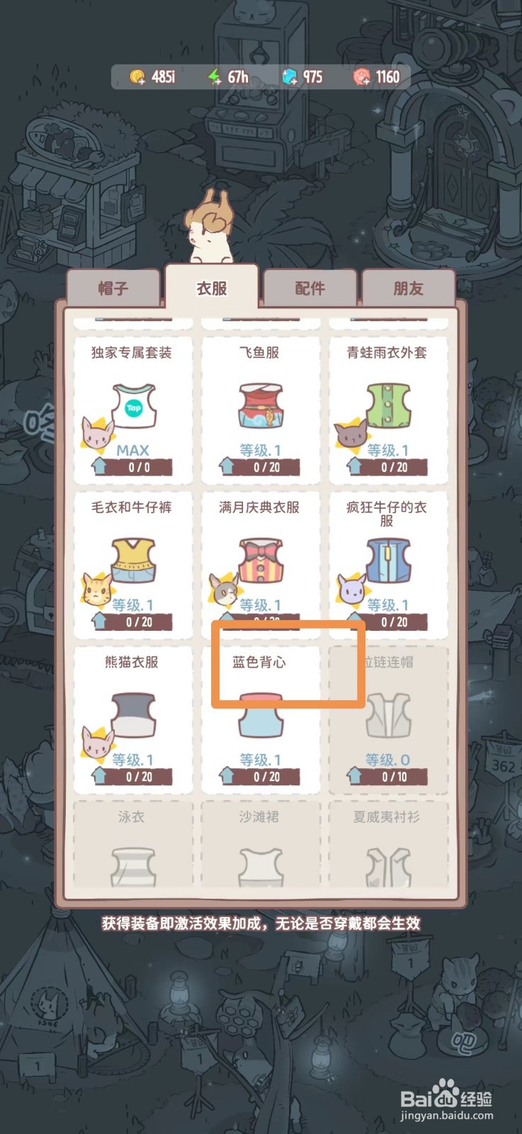猫咪和汤怎么给猫咪穿蓝色背心