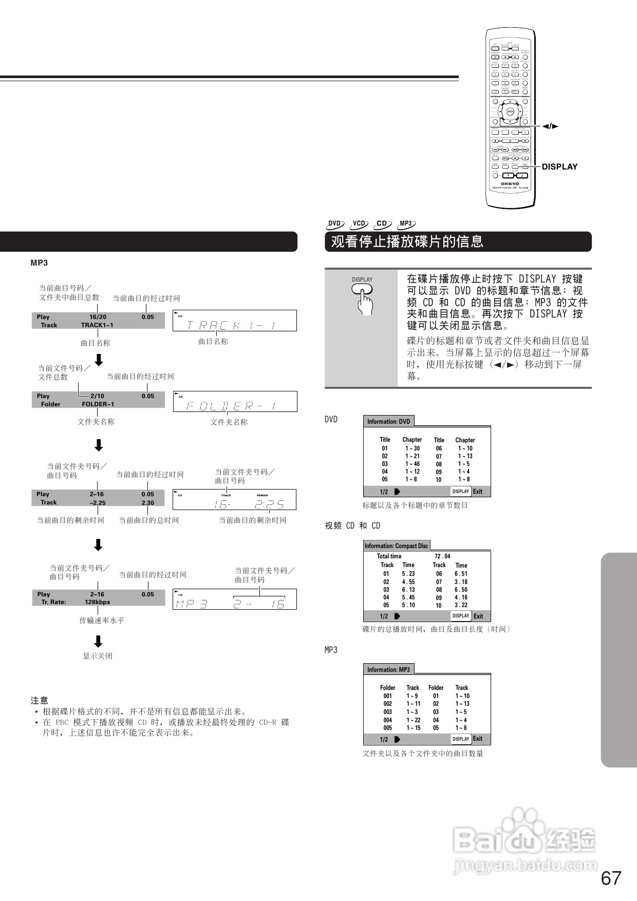 安桥DVD接收机DR-L50型使用说明书:[4]