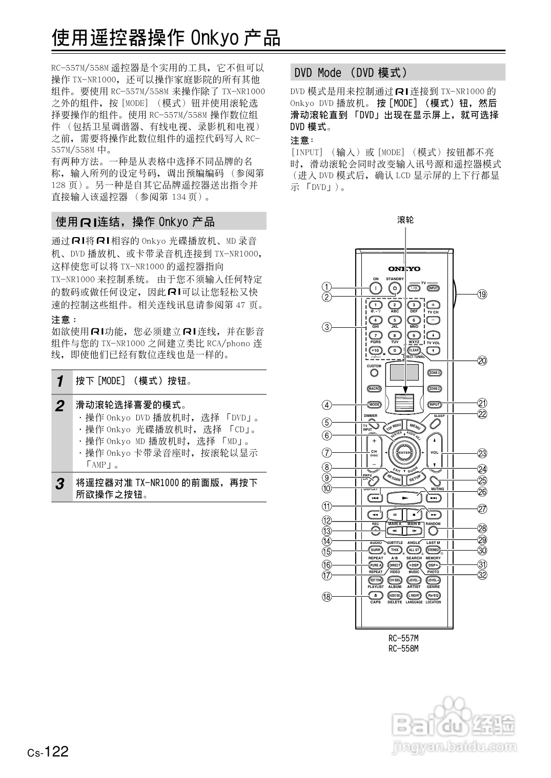 安桥AV接收机TX-NR1000型使用说明书:[7]
