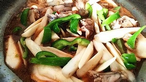 茭白小炒牛蛙的做法