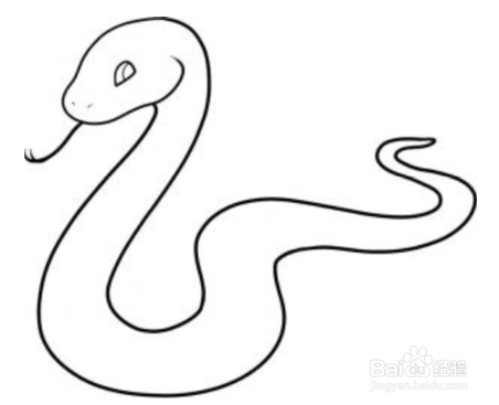 蛇怎么画简笔画 恐怖图片