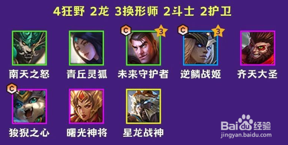 金铲铲之战狂野换型龙阵容搭配攻略