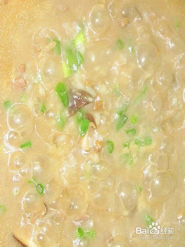 快手宵夜—香菇鸡胗粥