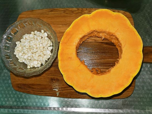 奶香南瓜玉米羹